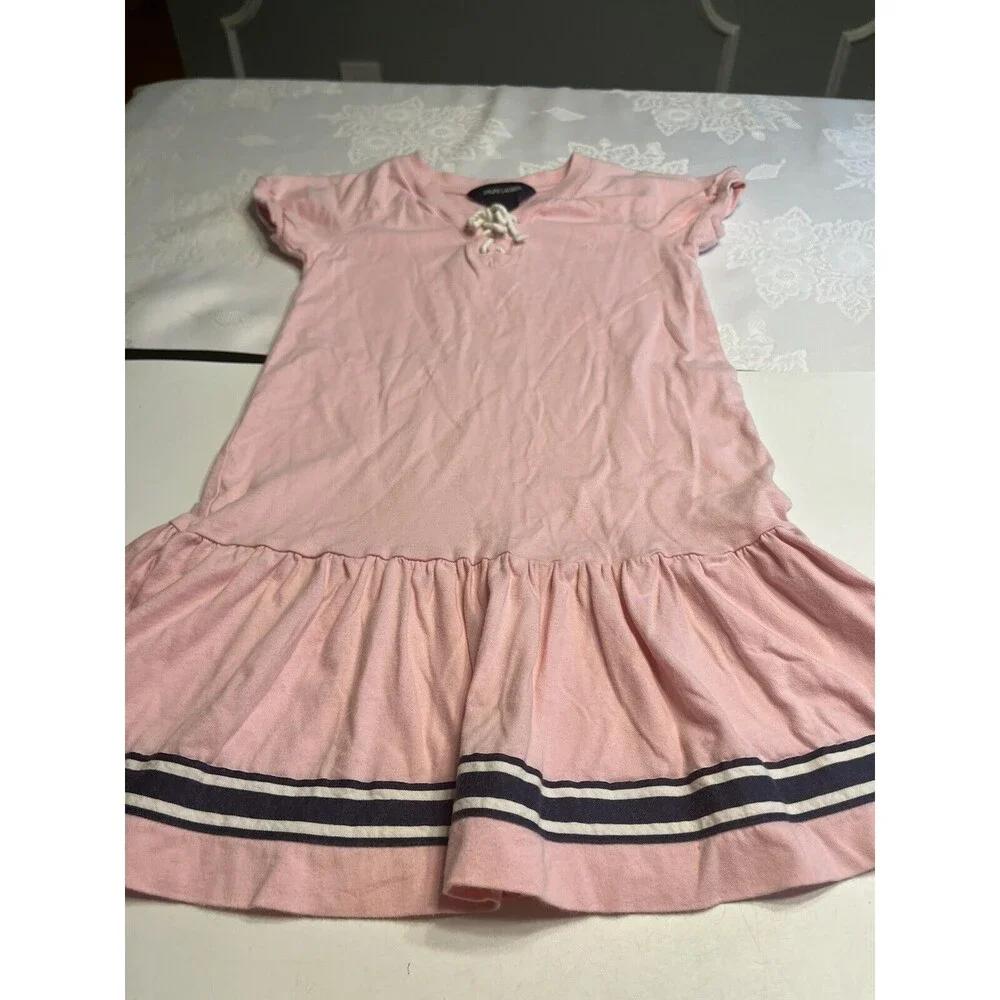 Ralph Lauren Pink Polo Style Dress Sz 5
